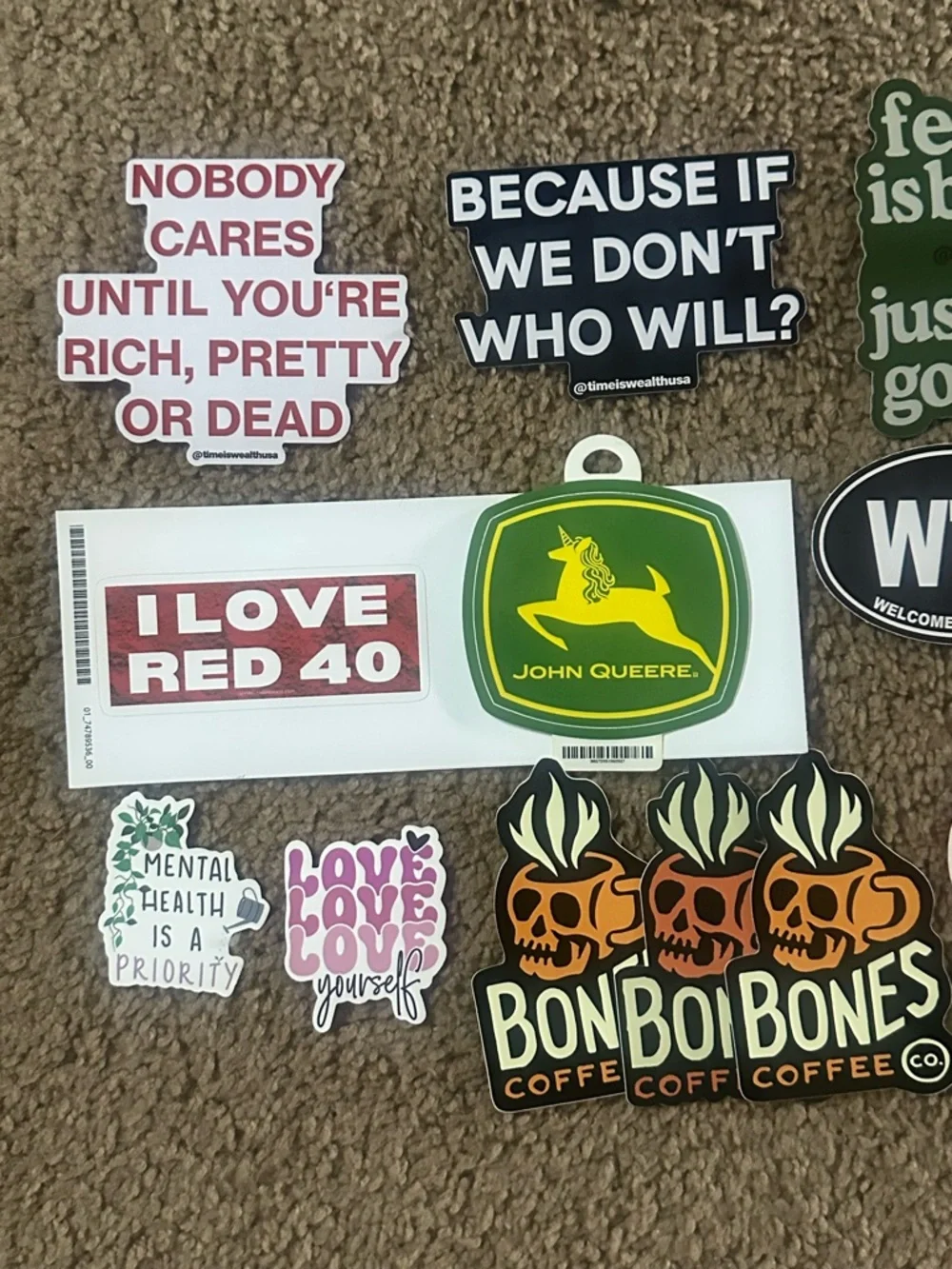 Sticker Collection - Green, Pink, Black - Picture 4 of 4